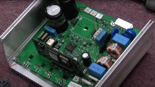 Motherboard With Capacitors and Label NL