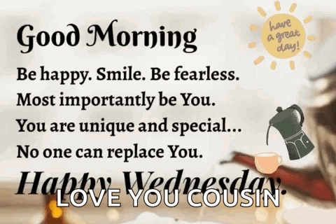 Motivational Monday Love You Cousin GIF