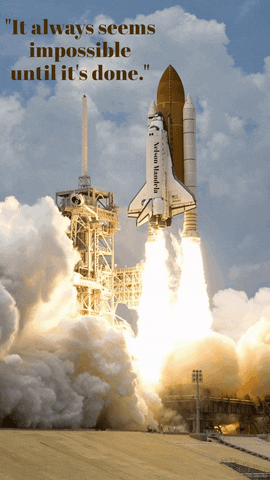 Motivational Quotes Always Seems Impossible GIF