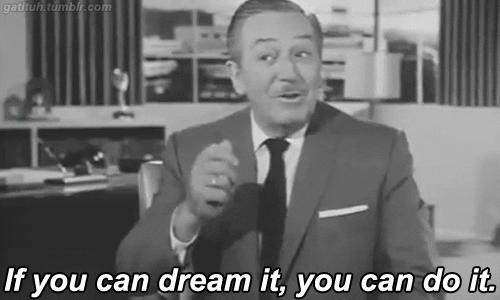 Motivational Walt Disney Interview GIF