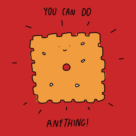 Motivational You Can Do It Cheese Quotes GIF