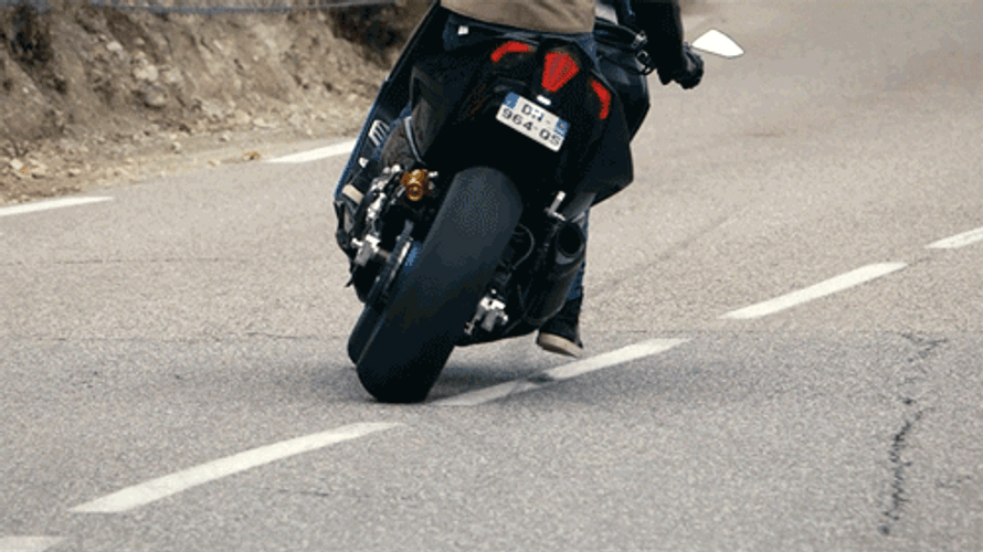 Moto Moto Drift Slow Motion GIF