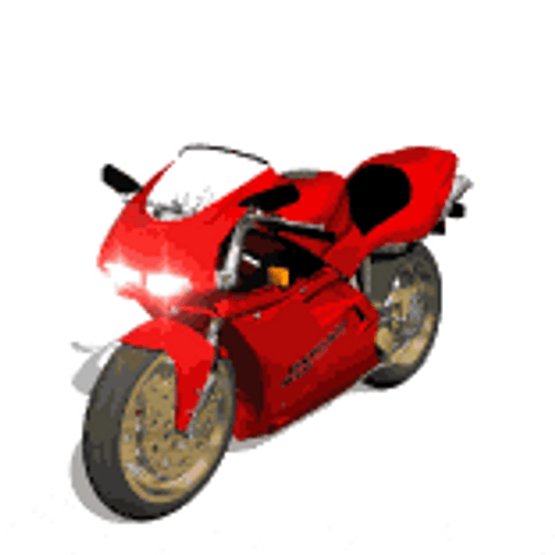 Moto Moto Ducati Sports Bike Animation GIF