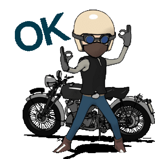 Motorcycle Skidding In A Rain Cool GIF 