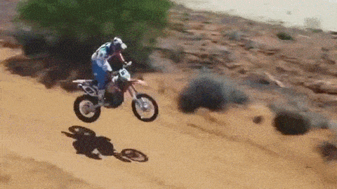 Motorcycle Dirt Showdown Race GIF