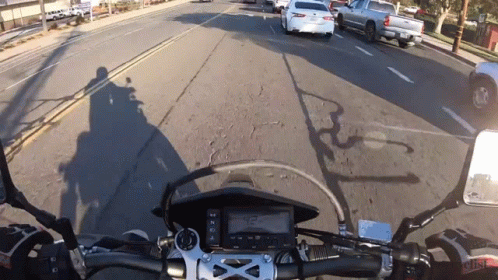 Motorcycle Driving With Speedometer 4.22 GIF