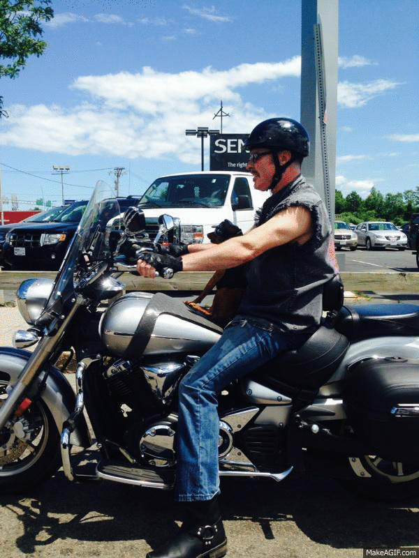 motorcycle hunk