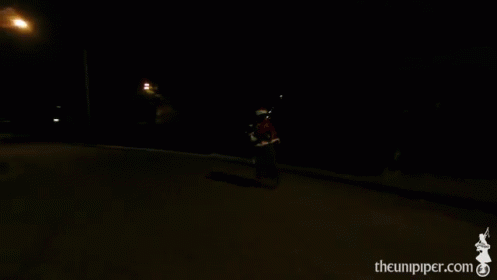 Motorcycle Rider With Flame From Head theunipiper.com