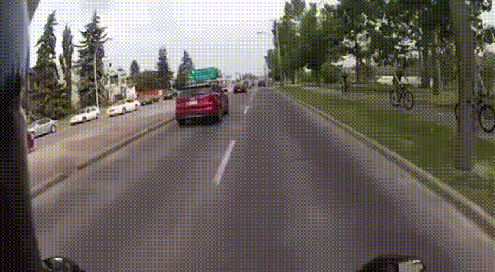 Motorcycle Riding Cowboy GIF