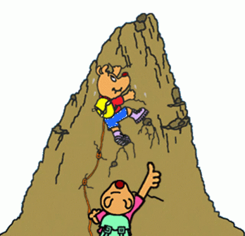 Mountain Climbers East Level GIF