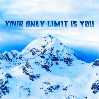 Mountain Inspirational Message GIF