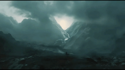 Mountain Landscape Painting With River