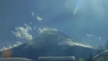 Mountain Under Blue Sky and Clouds