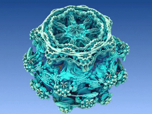 Mountains Pattern Fractal GIF