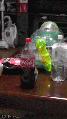 Mouse Hiding On A Soda GIF