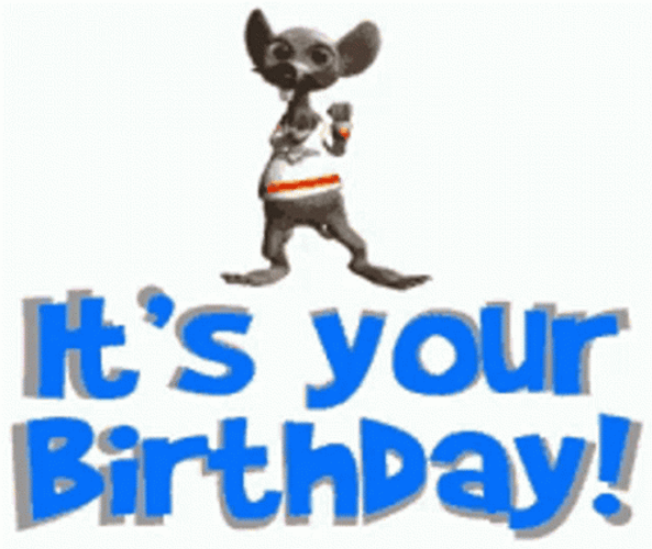 Mouse It Is Your Birthday GIF