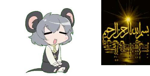Mouse Next to Bismillah Sign