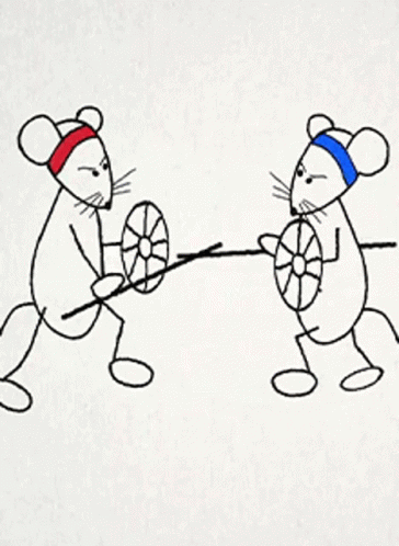 Mouse Sketch War GIF