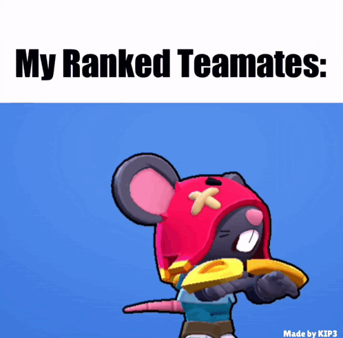 Mouse with Red Helmet Cross My Ranked Teammates