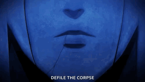 Mouth Saying Defile the Corpse