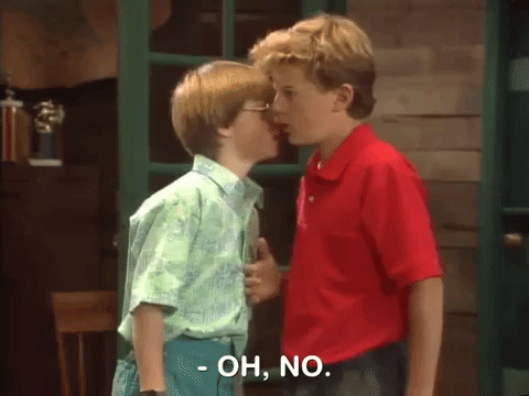 Mouth Shut Salute Your Shorts Sitcom GIF