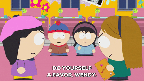 Mouth Shut South Park Wendy And Lola GIF