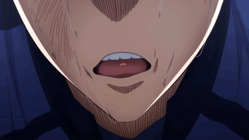 Mouth with Red Tongue Sticking Out