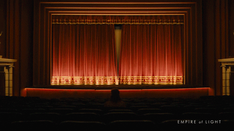 Movie Theater Curtain Opening GIF