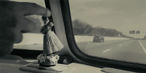 Moving Car Decors While On Road GIF