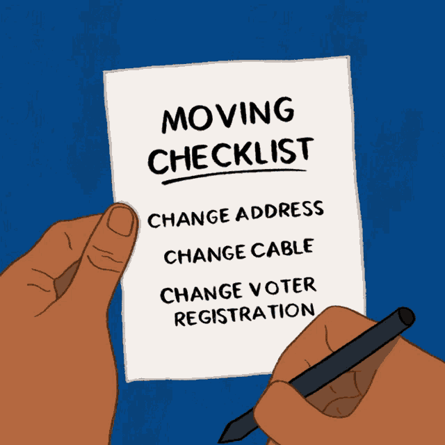Moving Checklist Marking Out GIF