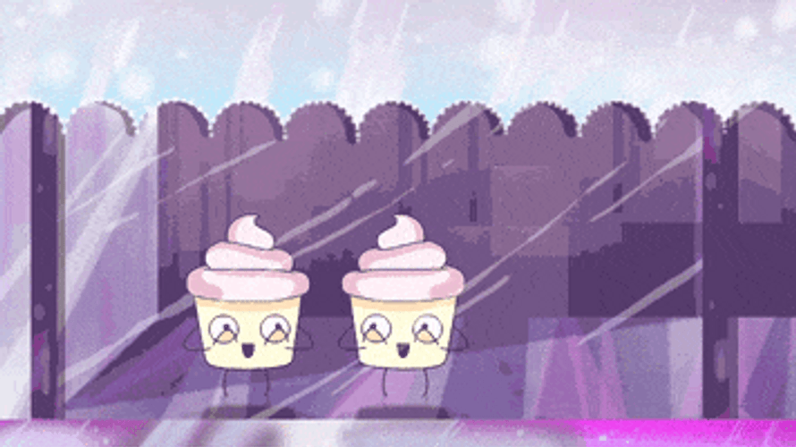 Moving Cupcake Background GIF