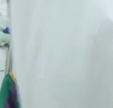 Moving Curtain Clown Show GIF