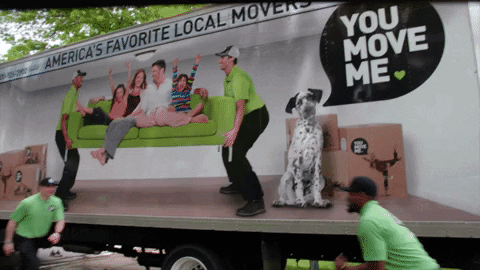 Moving Day Kansas City High Five GIF