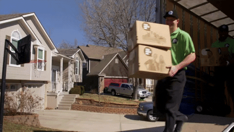 Moving Day Kansas City Packing Boxes GIF