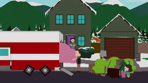 Moving Day South Park Load Up Truck GIF