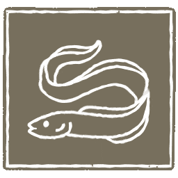 Moving Eel Animation GIF