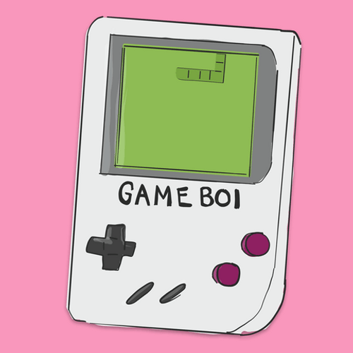 Running Game Boy GIF