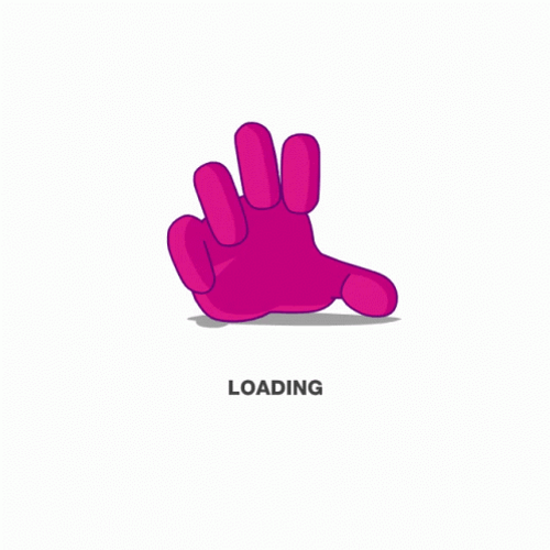 Moving Hands Loading GIF