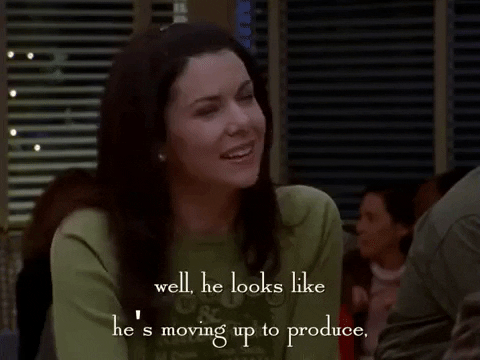 Moving On Up Lauren Graham Gilmore Girls GIF