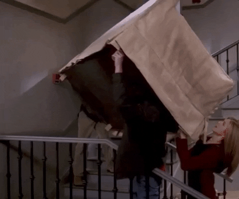 Moving Rachel Joey Friends GIF
