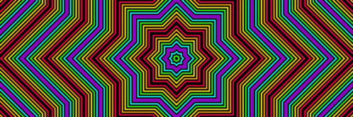 Moving Rainbow Illusion Animated GIF