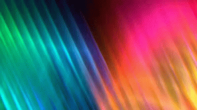 Moving Rainbow Slinky Glare GIF