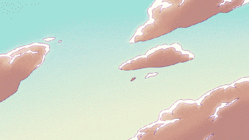 Moving Sky Clouds Aesthetic Pfp GIF