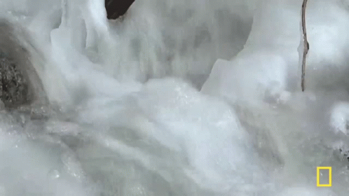 Moving Water Foamy Slushy GIF