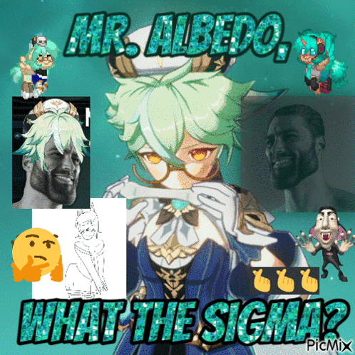Mr. Albedo Collage