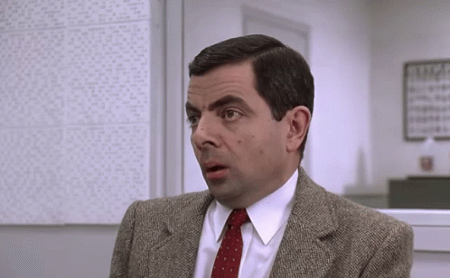 Mr Bean Annoyed Waiting GIF