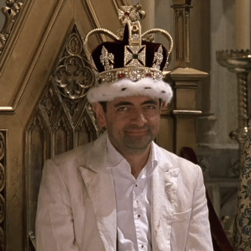 Mr. Bean Crown GIF