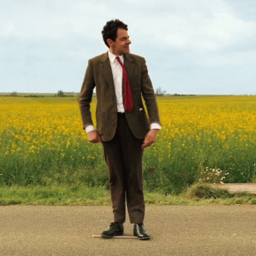 Mr Bean Give Up Waiting GIF