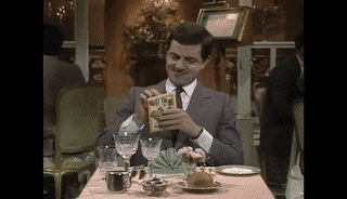 Mr. Bean Greeting Card GIF