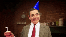 Mr. Bean Happy Birthday GIF